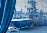 Синяя ванная комната 50 фото